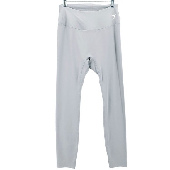 NEW GYMSHARK Training Legging Light Gray MEDIUM and LARGE - Picture 2 of 7